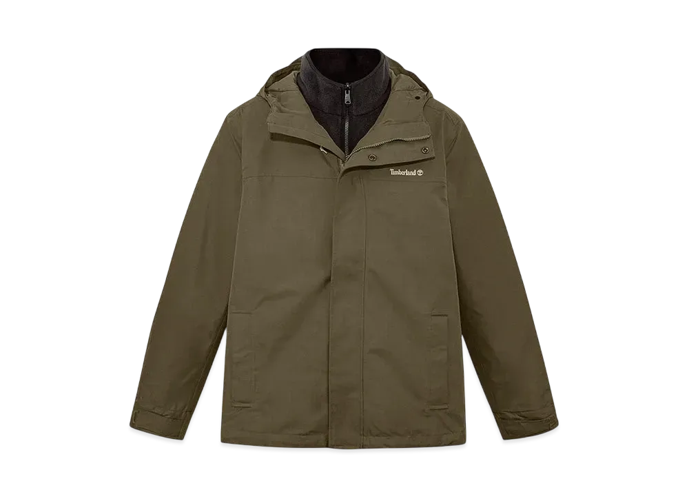 Timberland Men's 3 In 1 Fleece Inner Jacket "Grey Briefs"