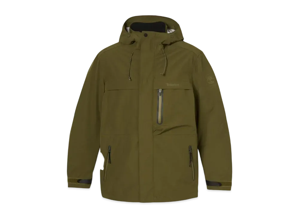 Timberland Men's Super Benton Wind Proof 3 In 1 Jacket "Dark Olive"