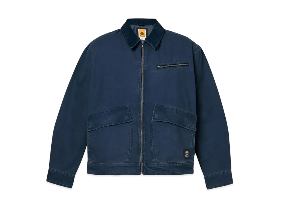 Timberland Men's Washed Canvas Jacket "Dark Sapphire"