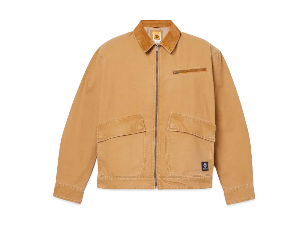Timberland Men's Washed Canvas Jacket "Wheat"