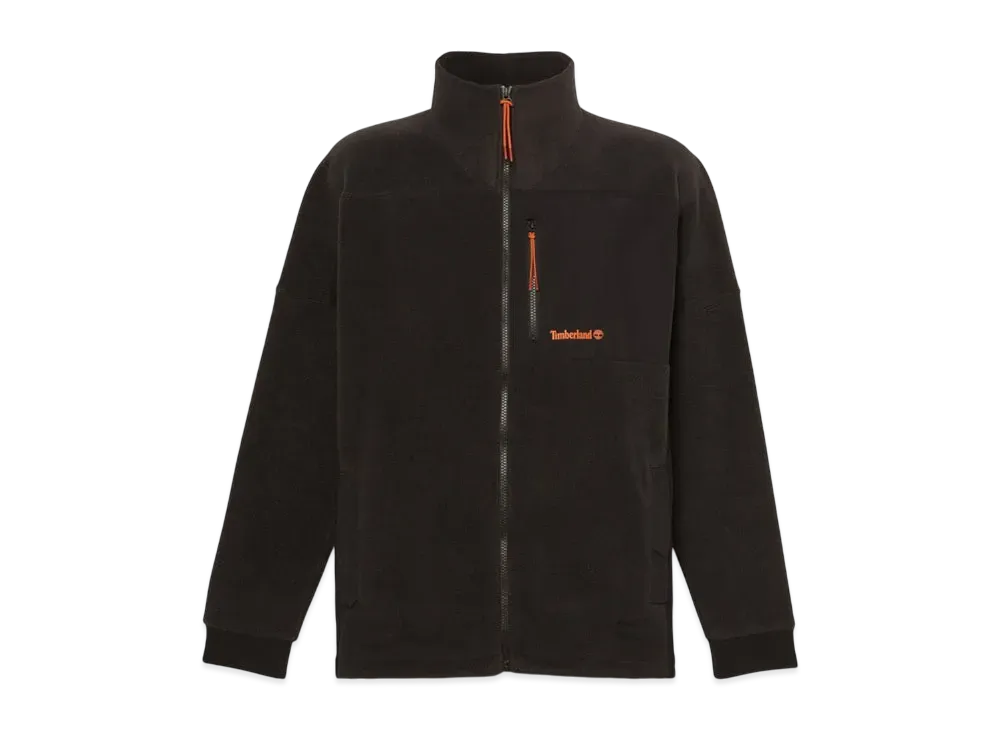 Timberland Men's Polartec Mix Media Full Zip Fleece "Black"