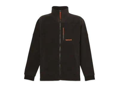 Timberland Men's Polartec Mix Media Full Zip Fleece "Black"