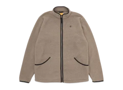 Timberland Men's Hook Set High Pile Full Zip Fleece "Brown"