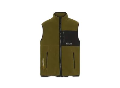 Timberland Men's Outdoor Archive Reissue Polartec Fleece Vest "Dark Olive"