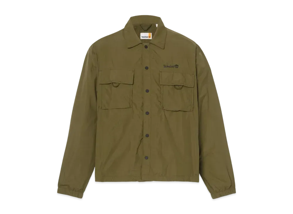 Timberland Men's Water Reparent Shirt Jacket "Dark Olive"