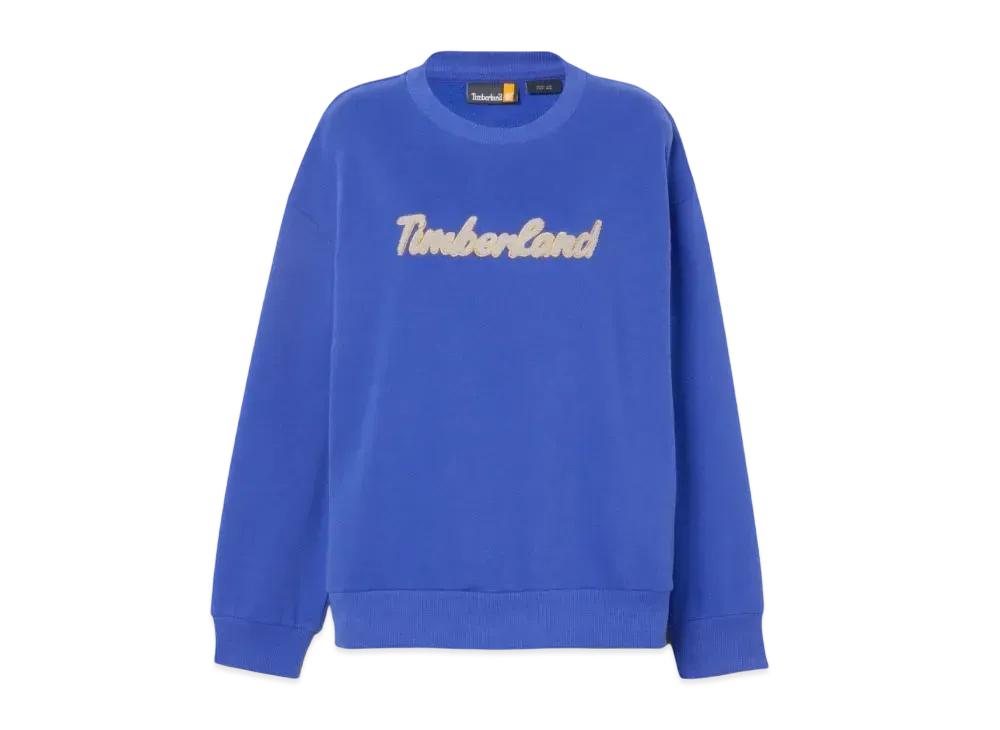 Timberland Long Sleep Logo Crew Sweatshirt "Clematis Blue"