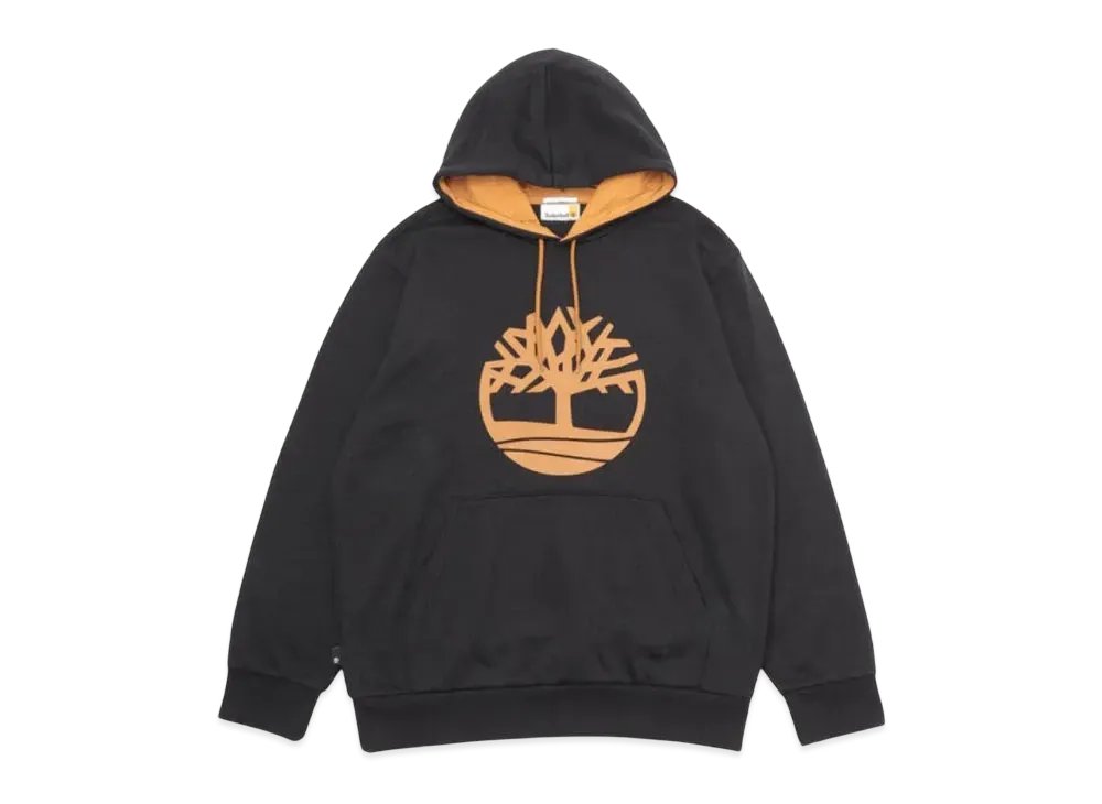 Timberland Men's Northwood Tree Logo Brush Back Hooded "Black"