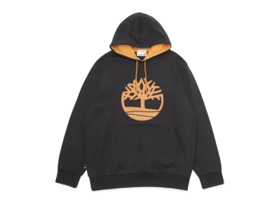 Timberland Men's Northwood Tree Logo Brush Back Hooded "Black"
