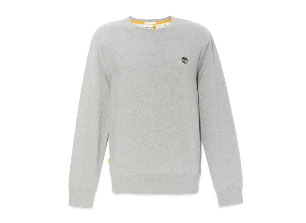 Timberland Men's Oyster River Chest Logo Brush Back Crew Neck Sweat "Medium Blue"