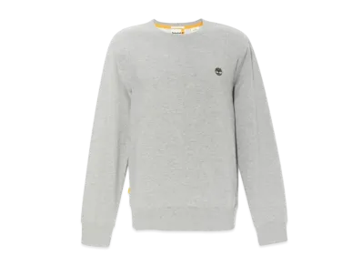 Timberland Men's Oyster River Chest Logo Brush Back Crew Neck Sweat "Medium Blue"