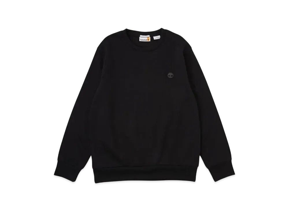 Timberland Men's Oyster River Logo Crew Neck Sweatshirt "Black"