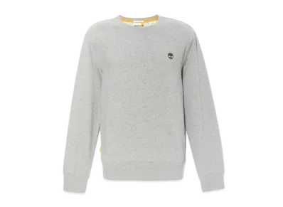 Timberland Men's Oyster River Logo Crew Neck Sweatshirt "Medium Grey Heather"
