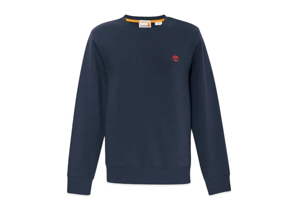 Timberland Men's Oyster River Logo Crew Neck Sweatshirt "Dark Sapphire"