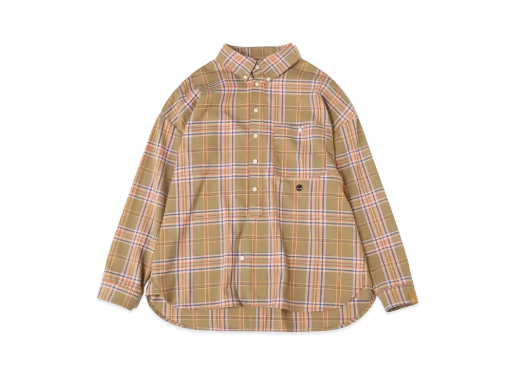 Timberland Allgender Long Sleep YD Shirt "British Khaki"
