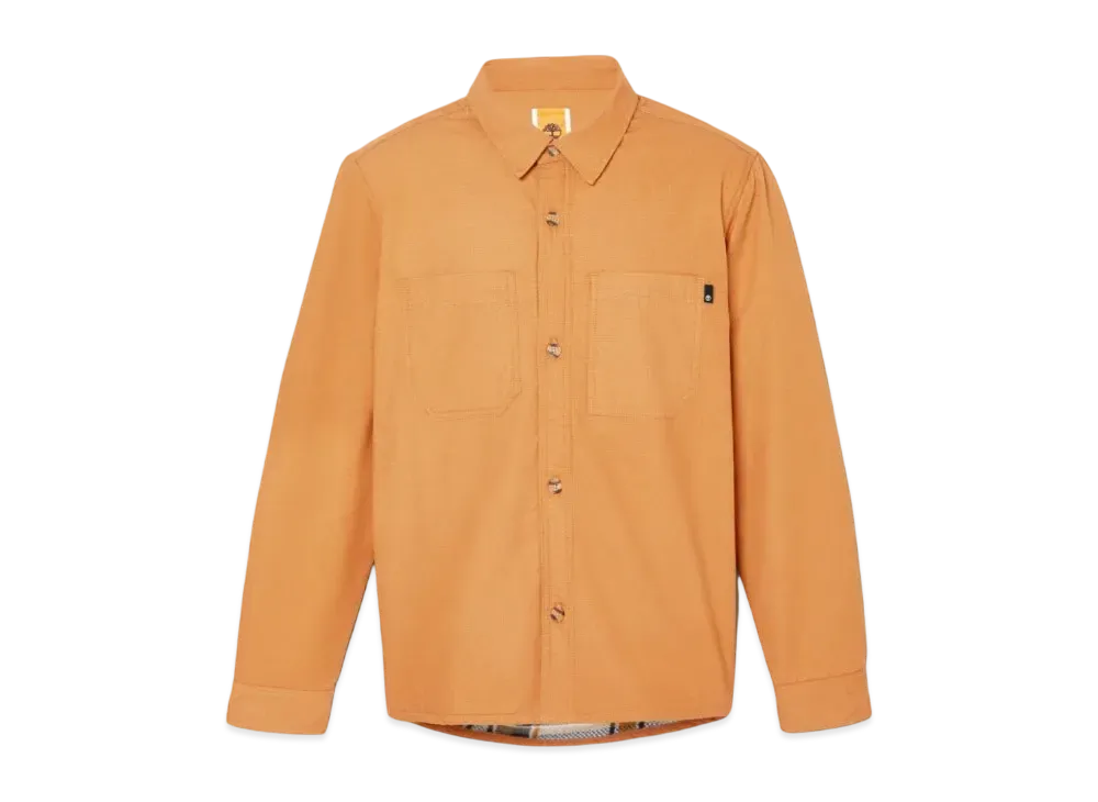 Timberland Men's Long Sleep Wyndham Fleece Line Overshirt "Wheat"