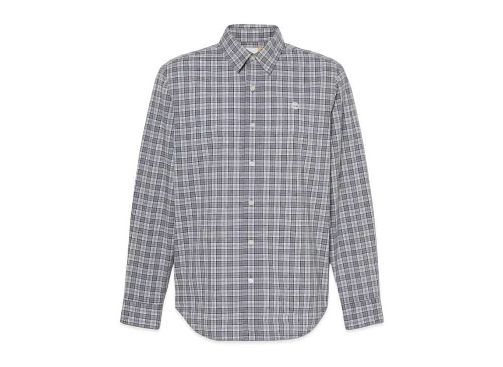 Timberland Men's Poplin Check Shirt "Grey"