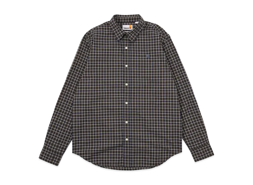 Timberland Men's Poplin Check Shirt "Dark Sapphire"