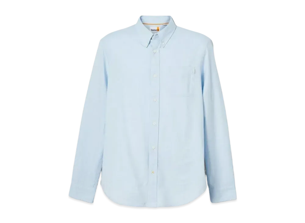Timberland Men's Long Sleep Gail River Yarn Die Oxford Shirt "Sky Way"