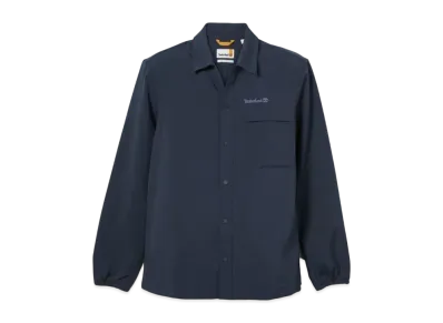 Timberland Men's Wind Resistant Comfort Stretch Shirt "Dark Sapphire"