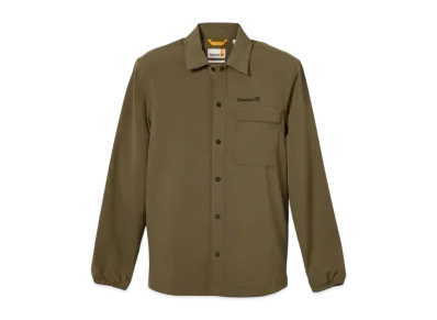 Timberland Men's Wind Resistant Comfort Stretch Shirt "Grape Leaf"