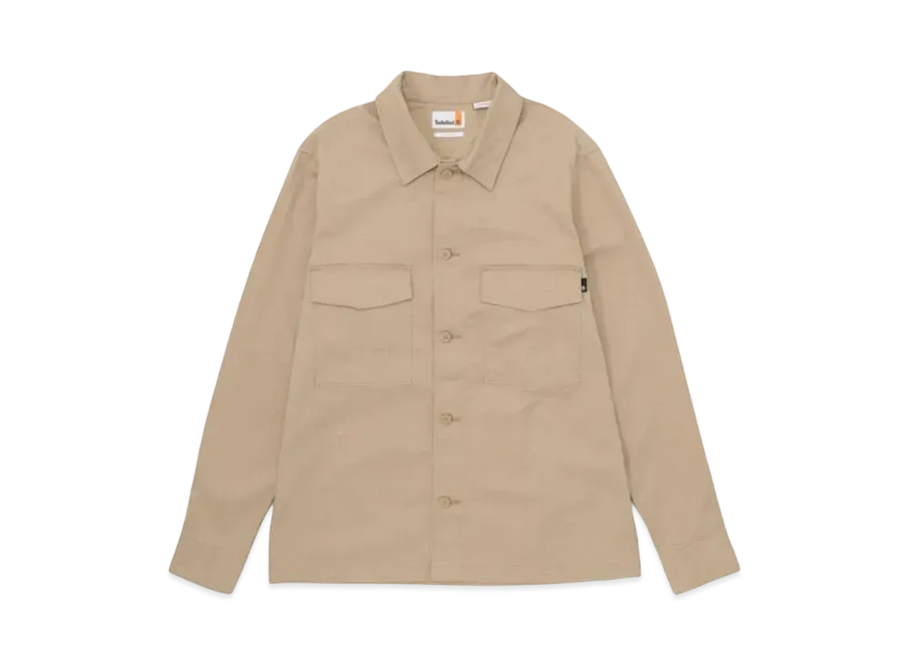 Timberland Men's Twill Overshirt "Light Brown"