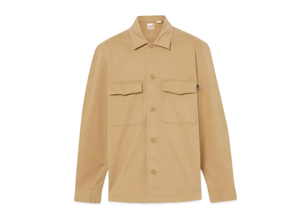 Timberland Men's Twill Overshirt "British Khaki"