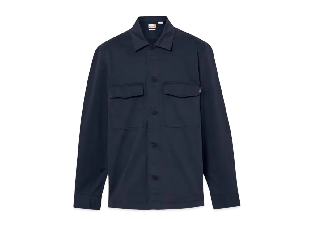 Timberland Men's Twill Overshirt "Dark Sapphire"