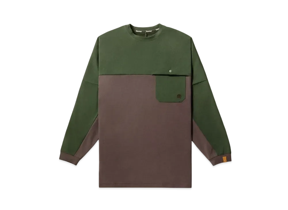 Timberland Allgender Long Sleep Pocket Tee "Duffel Bag"