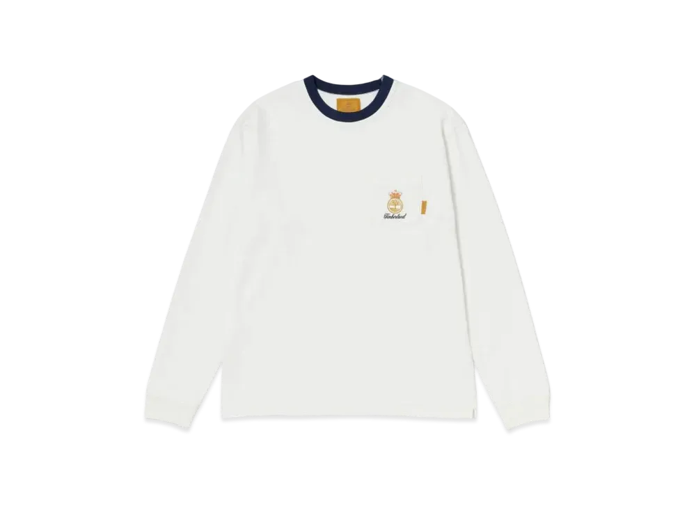 Timberland Allgender Long Sleep Pocket Tee "White"