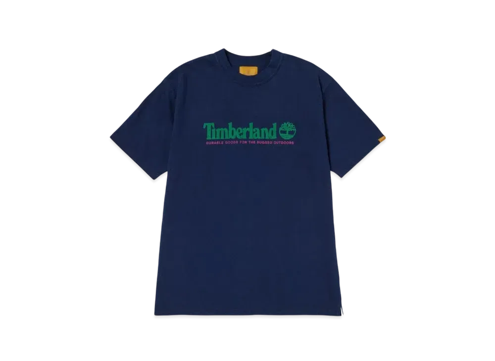Timberland Allgender Short Sleeve Garment Dye Tee "Dark Sapphire"