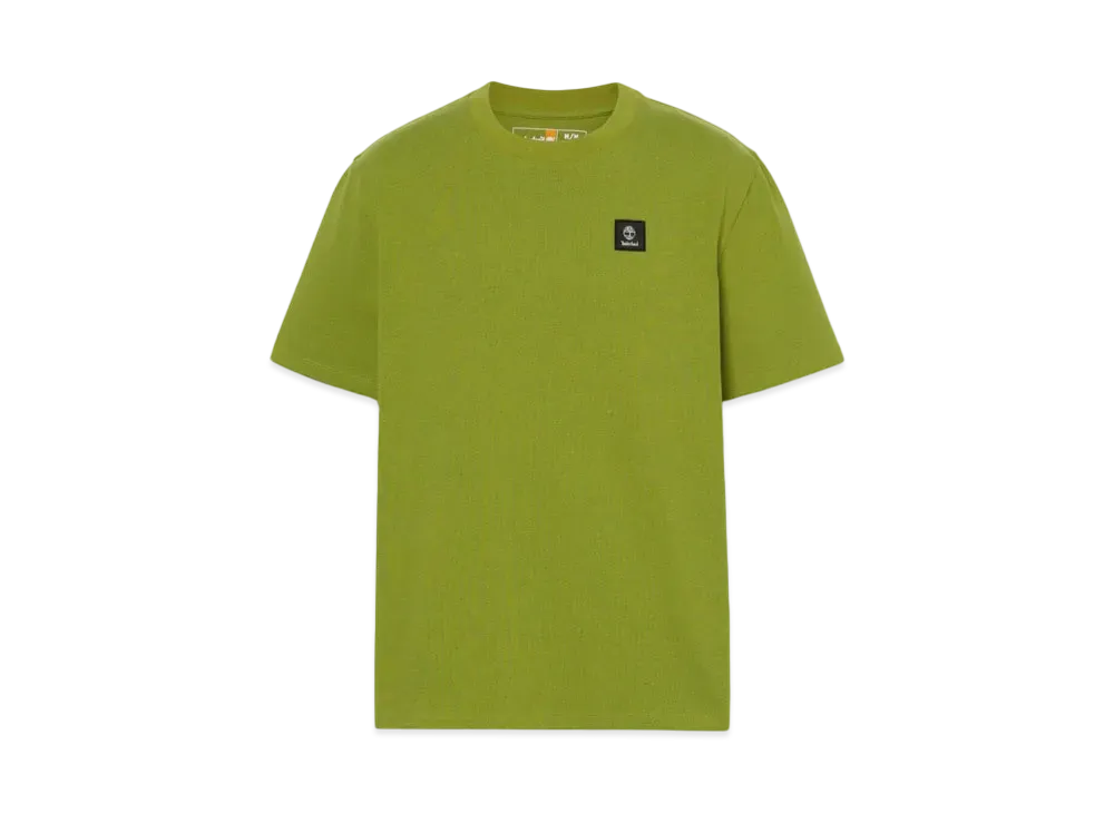 Timberland Men's Short Sleeve Woven Badge Tee "Guacamole"