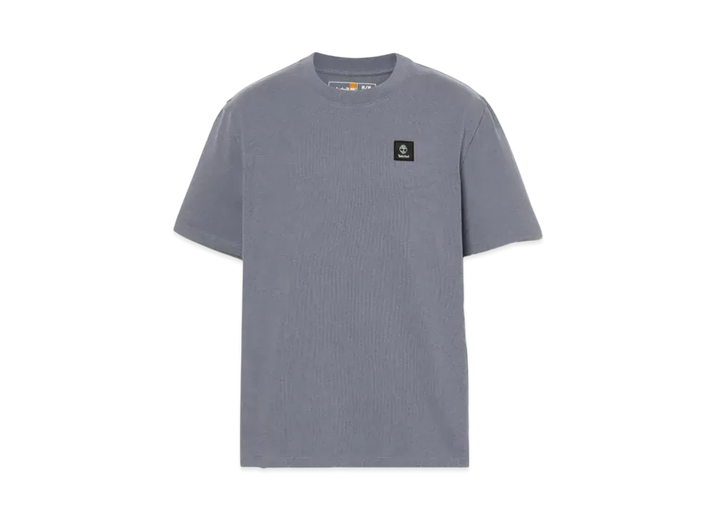 Timberland Men's Short Sleeve Woven Badge Tee "Medium Blue"