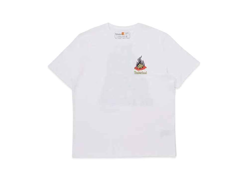 Timberland Allgender Short Sleeve Graphic Tee "White"