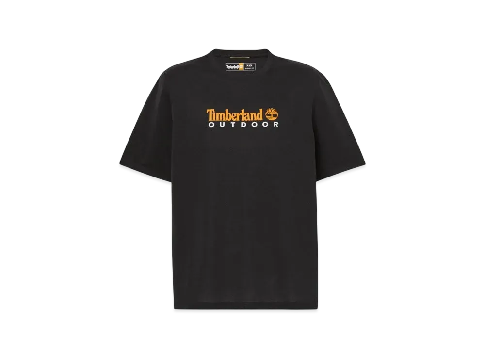 Timberland Men's Short Sleeve Anti UV Print Tee "Black"