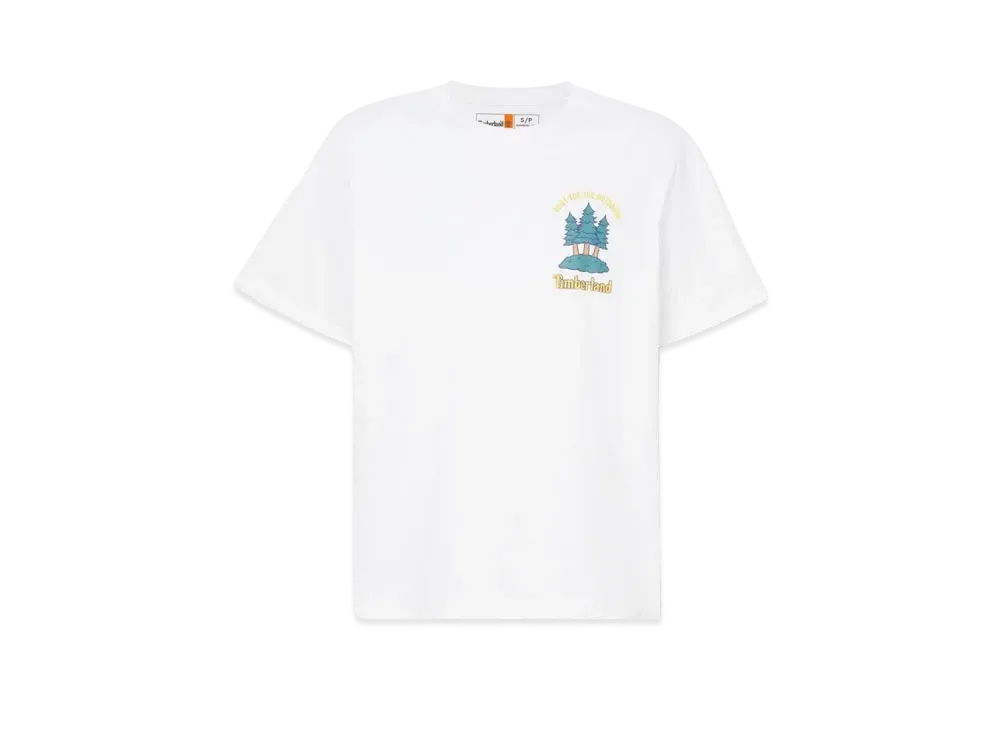 Timberland Allgender Short Sleeve Rising Sun Graphic Tee "White"