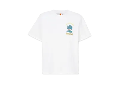 Timberland Allgender Short Sleeve Rising Sun Graphic Tee "White"