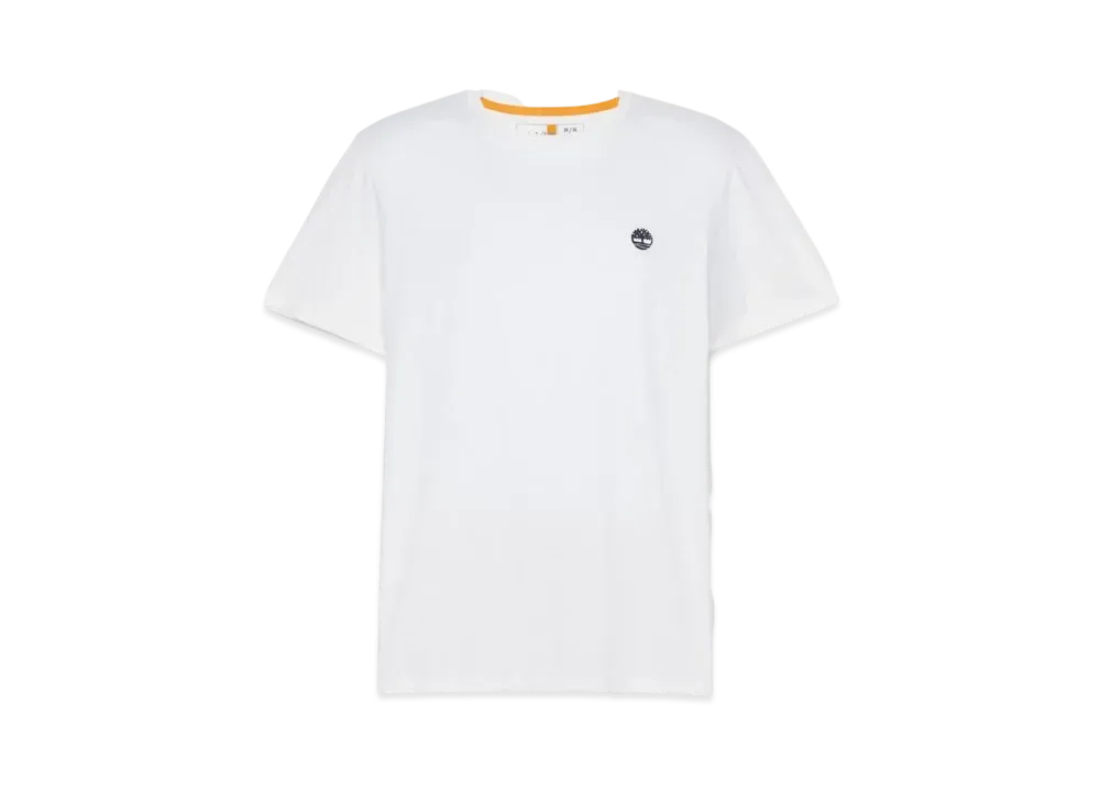 Timberland Men's Short Sleeve Oyster River Chest Logo Tee "White"