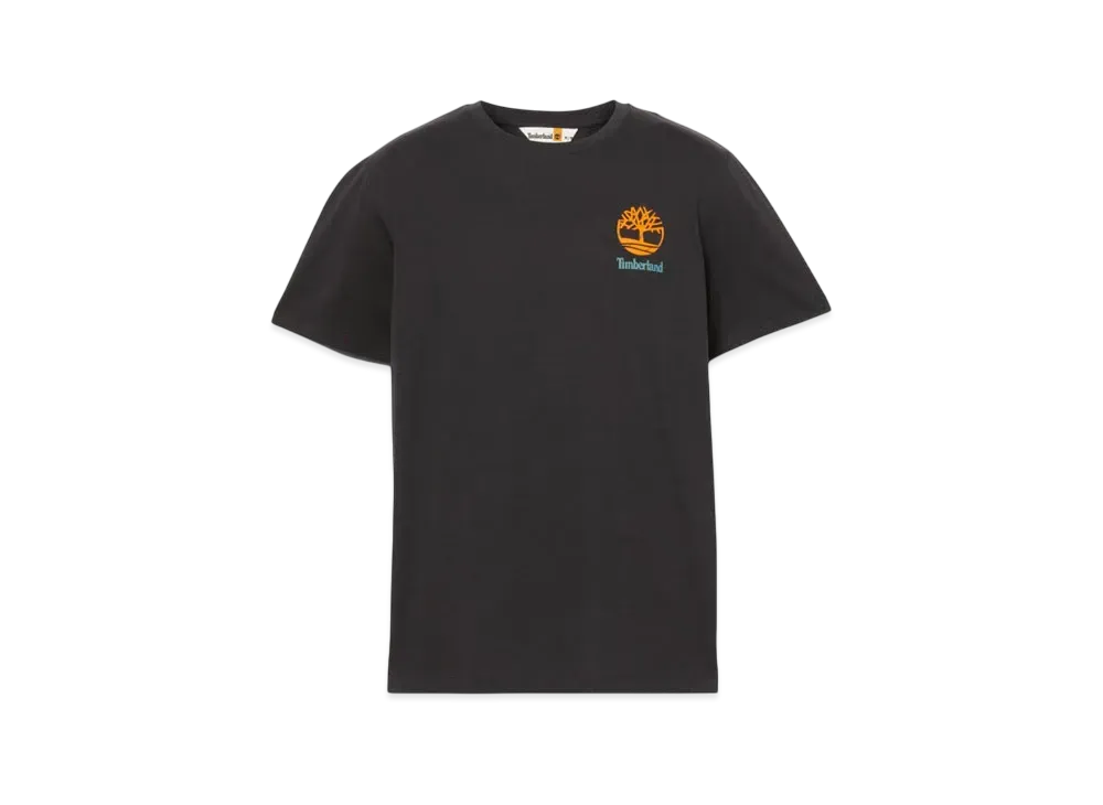 Timberland Men's Short Sleeve Back Graphic Tee "Black"