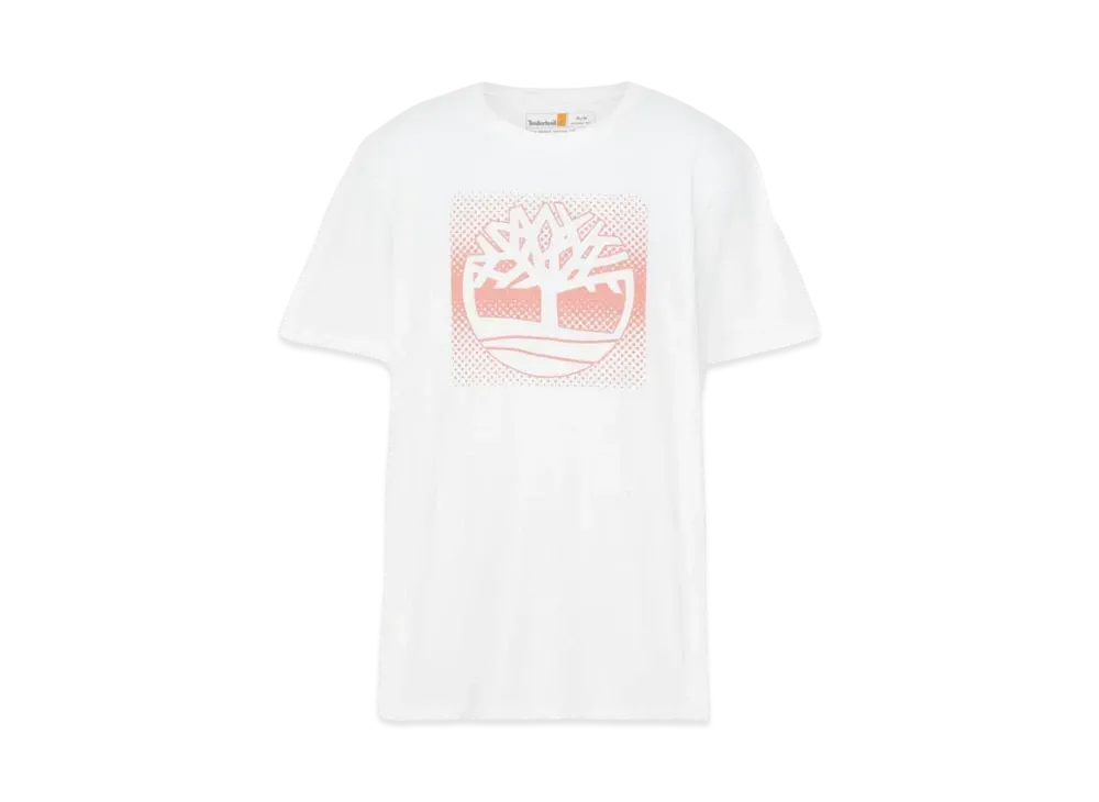 Timberland Men's Short Sleeve Seasonal Logo Tee "White"
