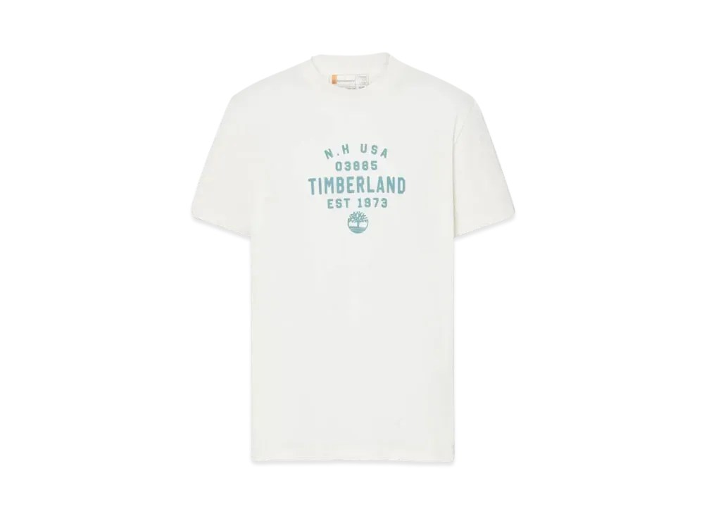 Timberland Allgender Short Sleeve Front Graphic Tee "White"