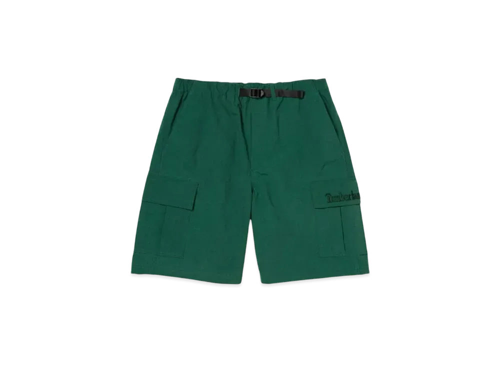 Timberland Allgender Nylon Cargo Shorts "Green"