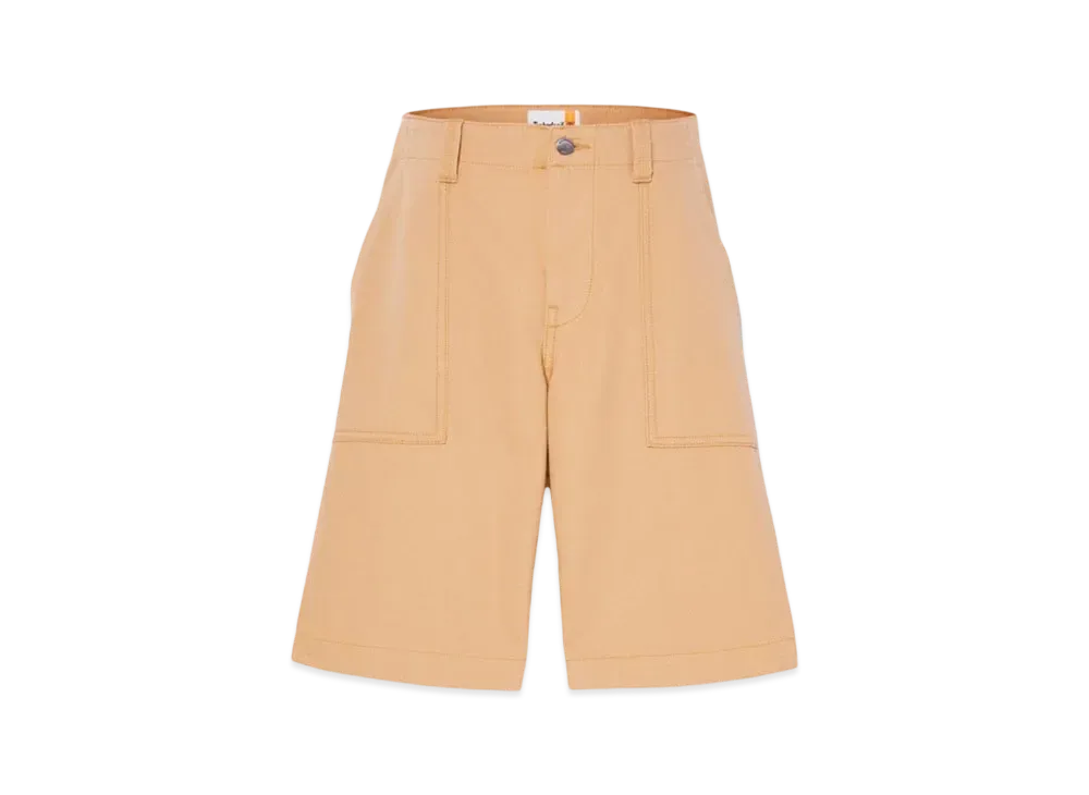 Timberland Men's Workwear Canvas Fatigue Shorts "Light Wheat Boots"