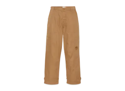 Timberland Allgender Wide Leg Cargo Pants "Dark Wheat Boots"