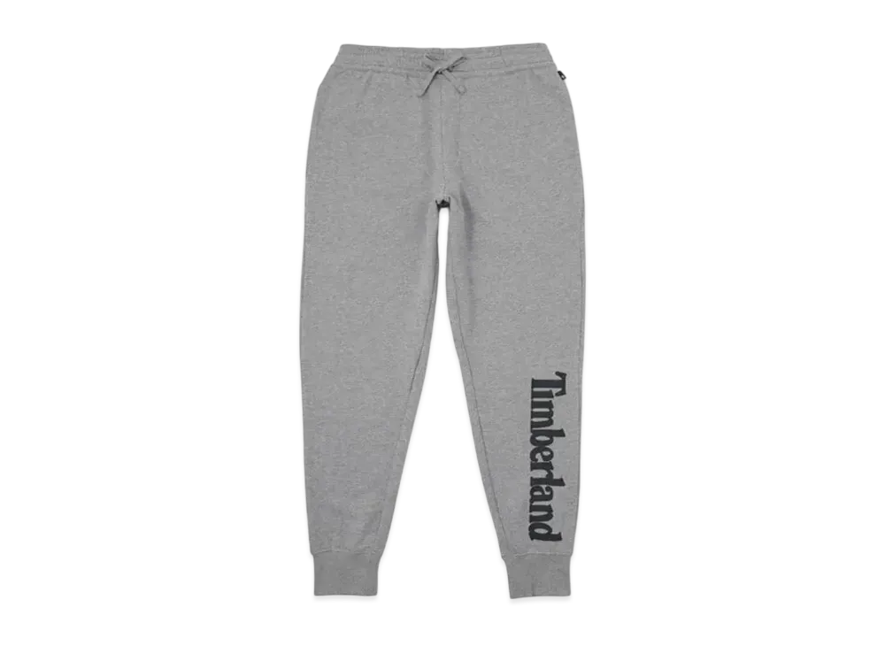 Timberland Men's Word Mark Logo Loopback Sweatpants "Medium Grey Heather"