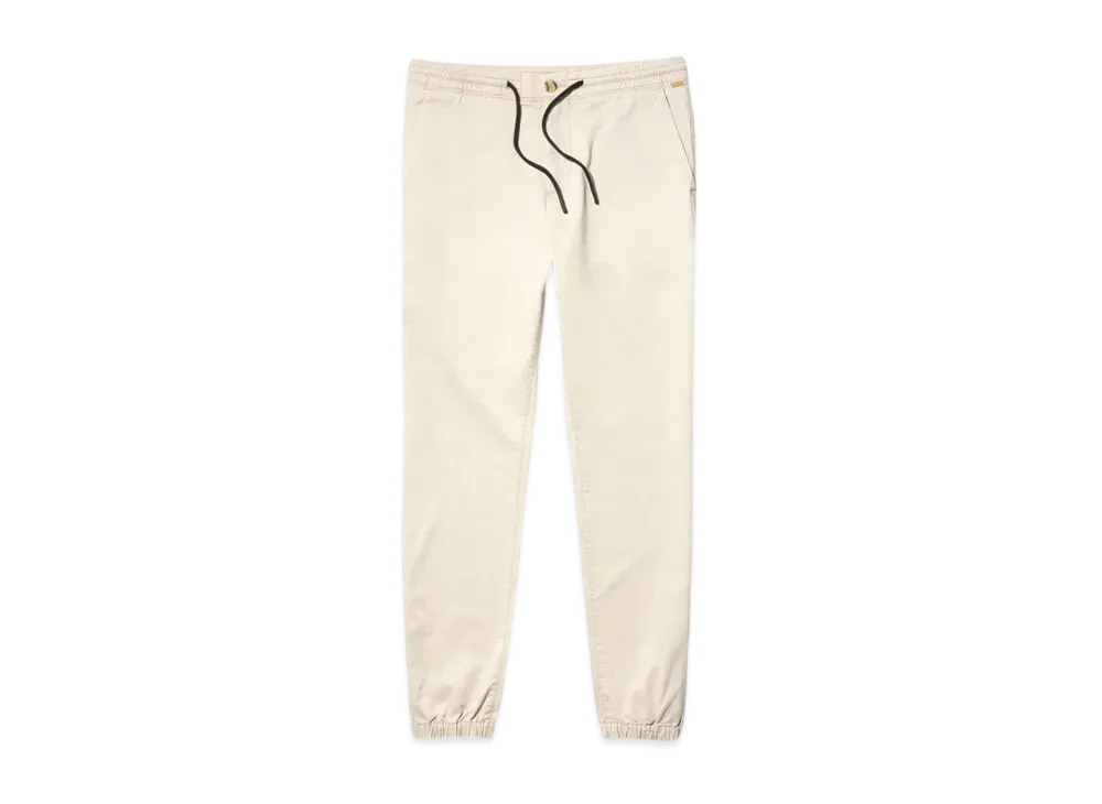 Timberland Men's Label Lake Slim Fit Stretch Jogger Pants "Hummus"