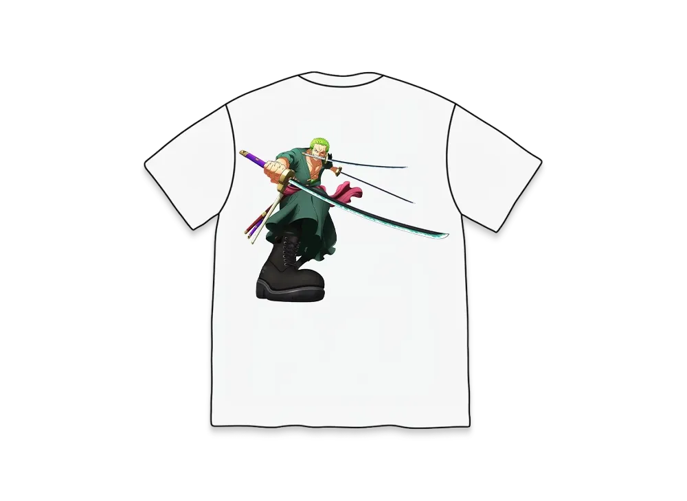Timberland x One Piece Mugiwara Store S/S Graphic Tee (Zoro) "White"
