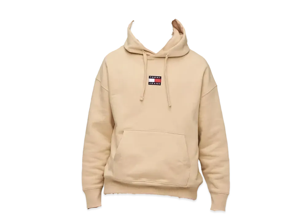 TOMMY HILFIGER TJM Tommy Badge Hoodie "Beige"