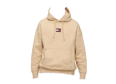 TOMMY HILFIGER TJM Tommy Badge Hoodie "Beige"