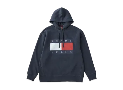 TOMMY HILFIGER TJM RLX Melange Flag Hoodie "Navy"
