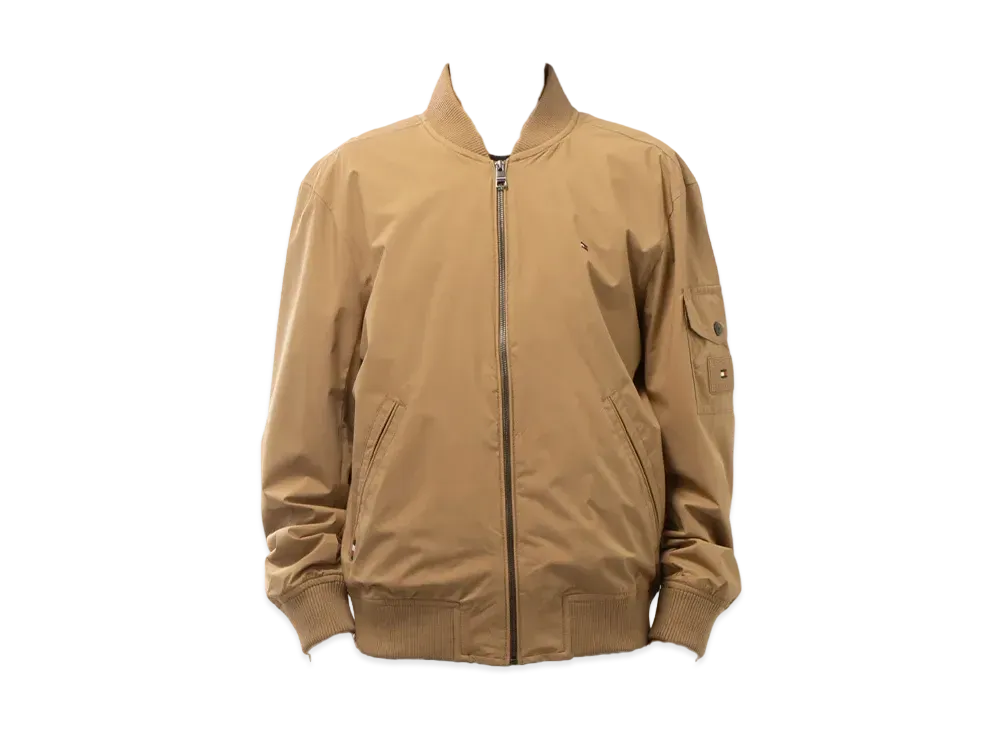 TOMMY HILFIGER Lightweight Bomber Jacket "Beige"